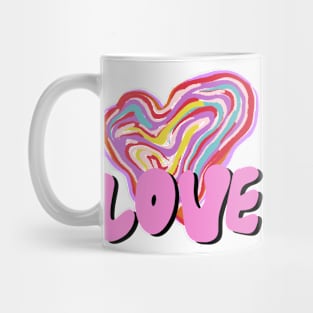 retro love Mug